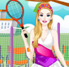 Barbie et Ellie font du tennis
