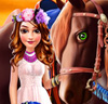 Belle et son cheval