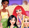 Princesses Disney en groupe