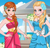 Elsa et Anna Robes personnalisées