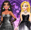 Princesses Mariage en robe Noire