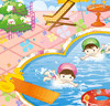 Décoration de piscine pour enfants
