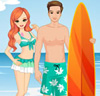 Couple à la plage