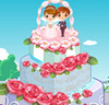 Gâteau de mariage rose
