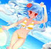 Bonnie On The Beach