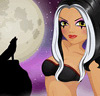 Maquillage jeune fille vampire