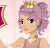 Habille la princesse rose