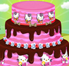Décoration du gâteau Hello Kitty